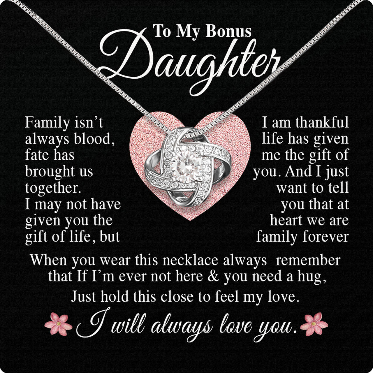 Bonus Daughter Necklace: A Symbol of Everlasting Love and Belonging