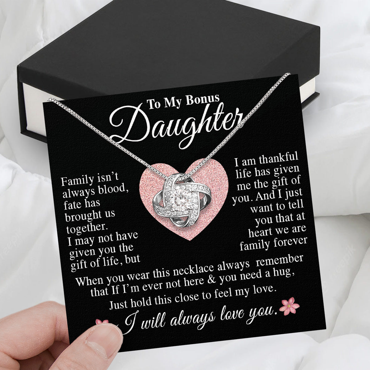 Bonus Daughter Necklace: A Symbol of Everlasting Love and Belonging