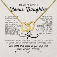 Thumbnail for Necklace for Your Bonus Daughter: A Gift to Treasure Forever - Larvincy Luxe