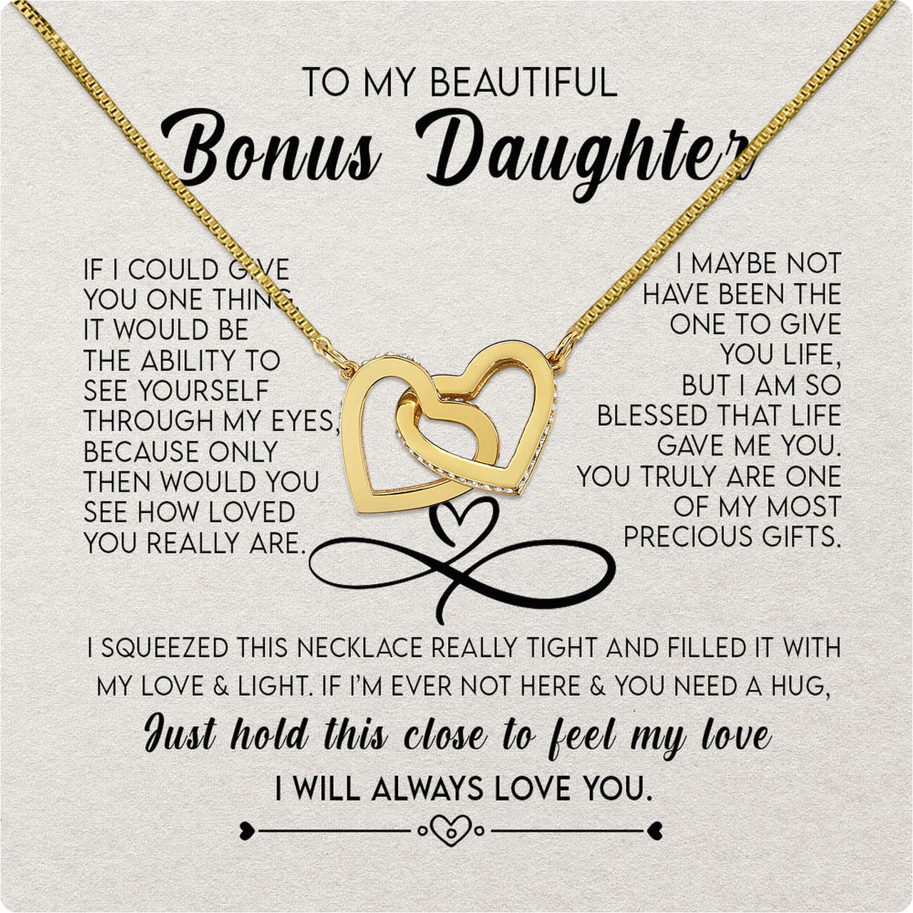 Necklace for Your Bonus Daughter: A Gift to Treasure Forever - Larvincy Luxe