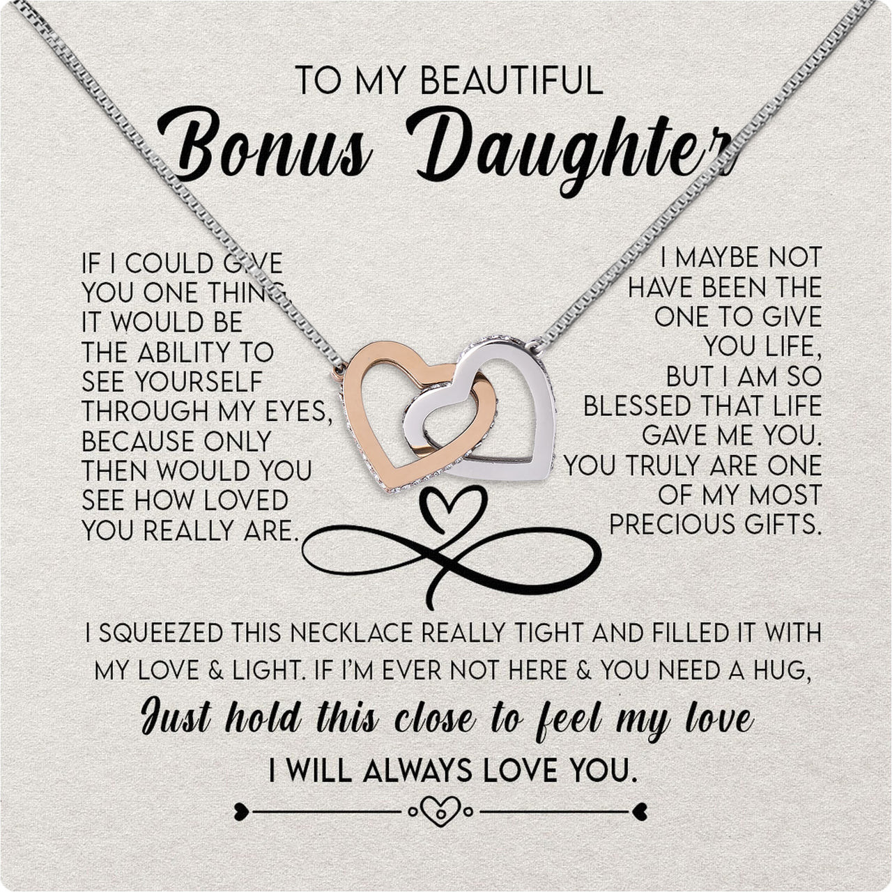 Necklace for Your Bonus Daughter: A Gift to Treasure Forever - Larvincy Luxe