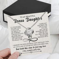 Thumbnail for Necklace for Your Bonus Daughter: A Gift to Treasure Forever - Larvincy Luxe