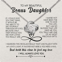 Thumbnail for Necklace for Your Bonus Daughter: A Gift to Treasure Forever - Larvincy Luxe