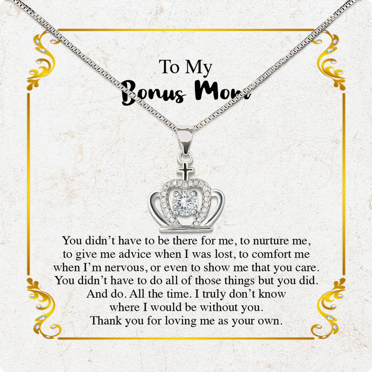 Bonus Mom Necklace: Honor the Heart That Chose You