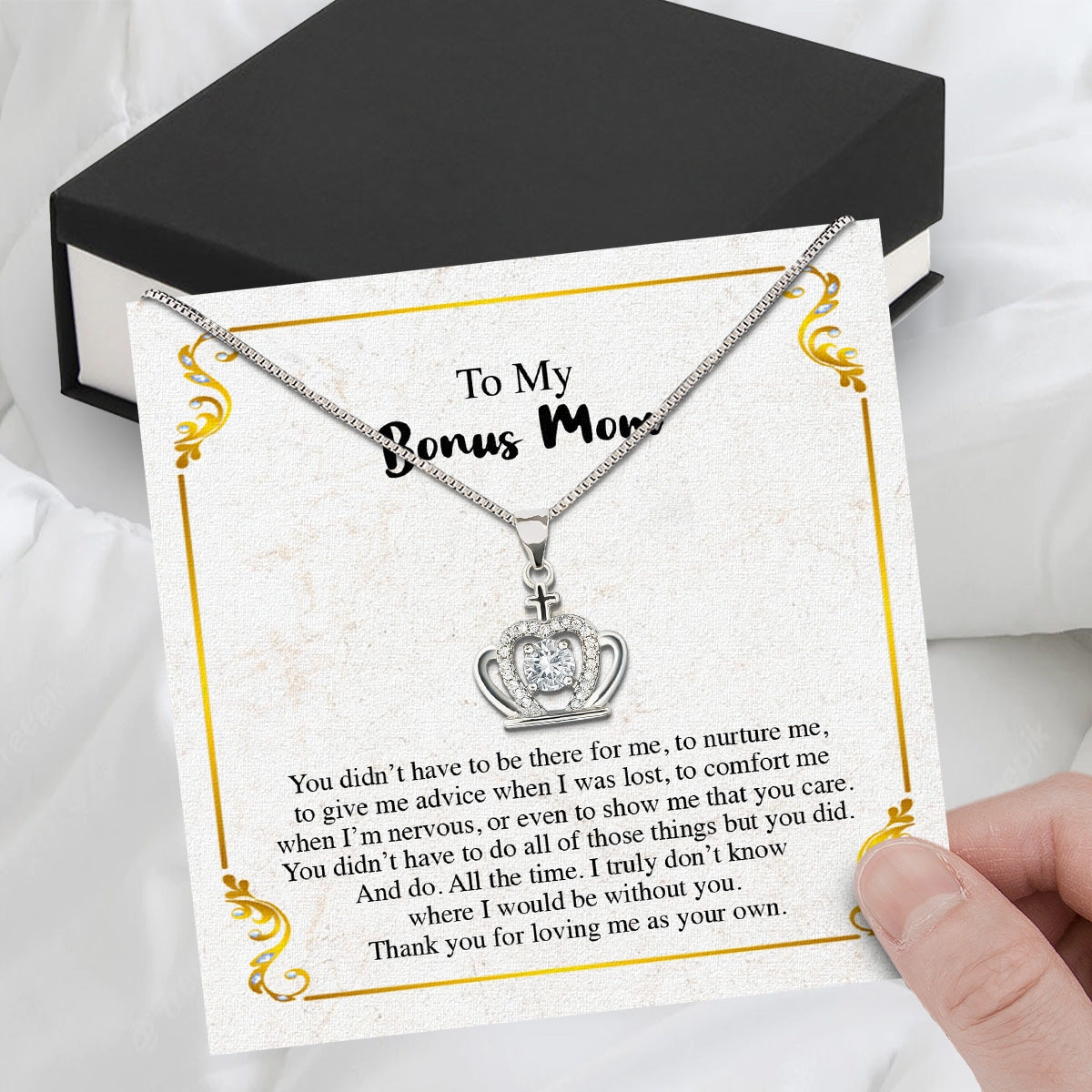 Bonus Mom Necklace: Honor the Heart That Chose You