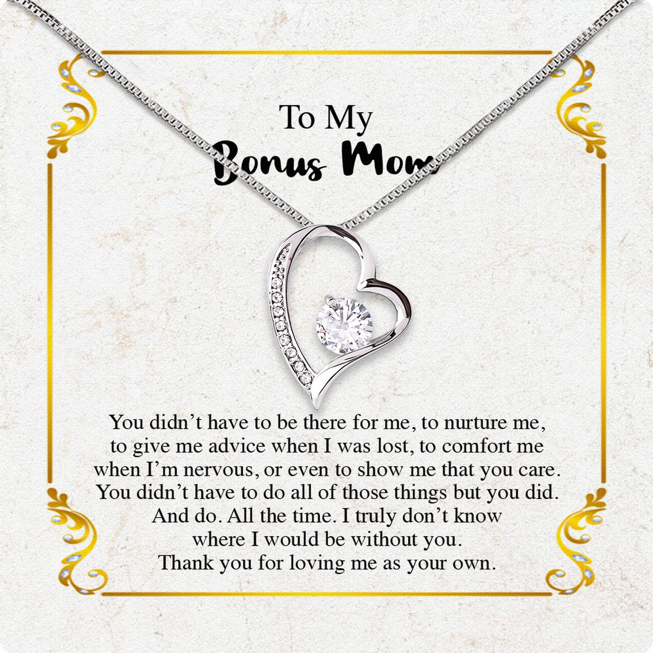 Bonus Mom Necklace: Honor the Heart That Chose You