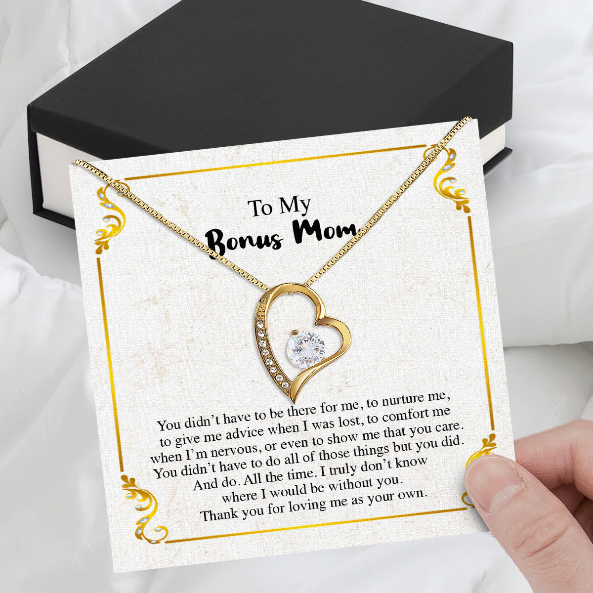 Bonus Mom Necklace: Honor the Heart That Chose You