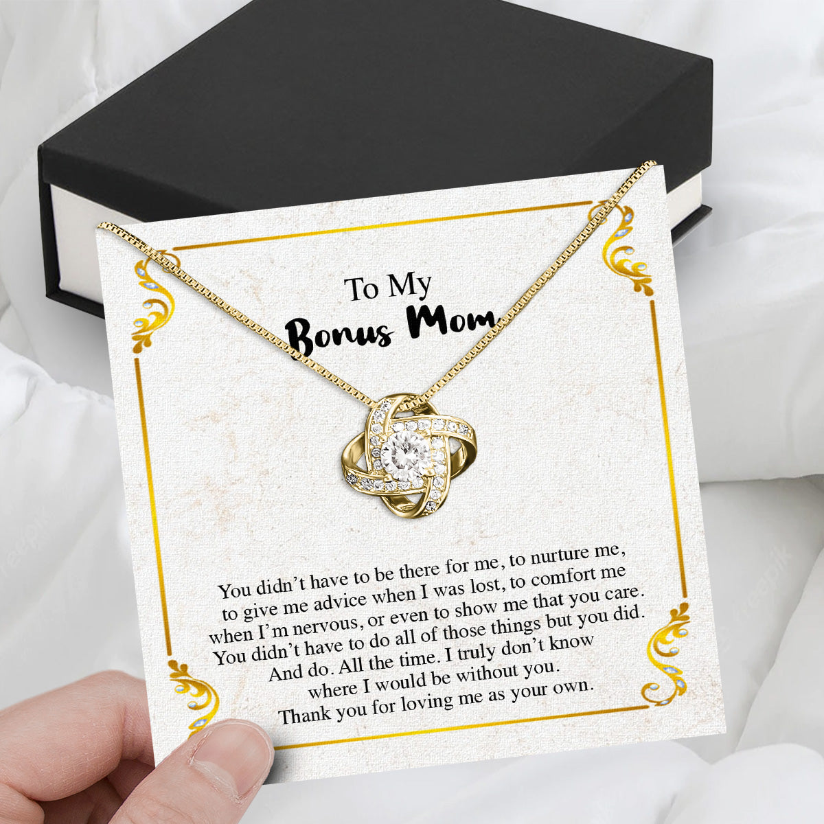 Bonus Mom Necklace: Honor the Heart That Chose You