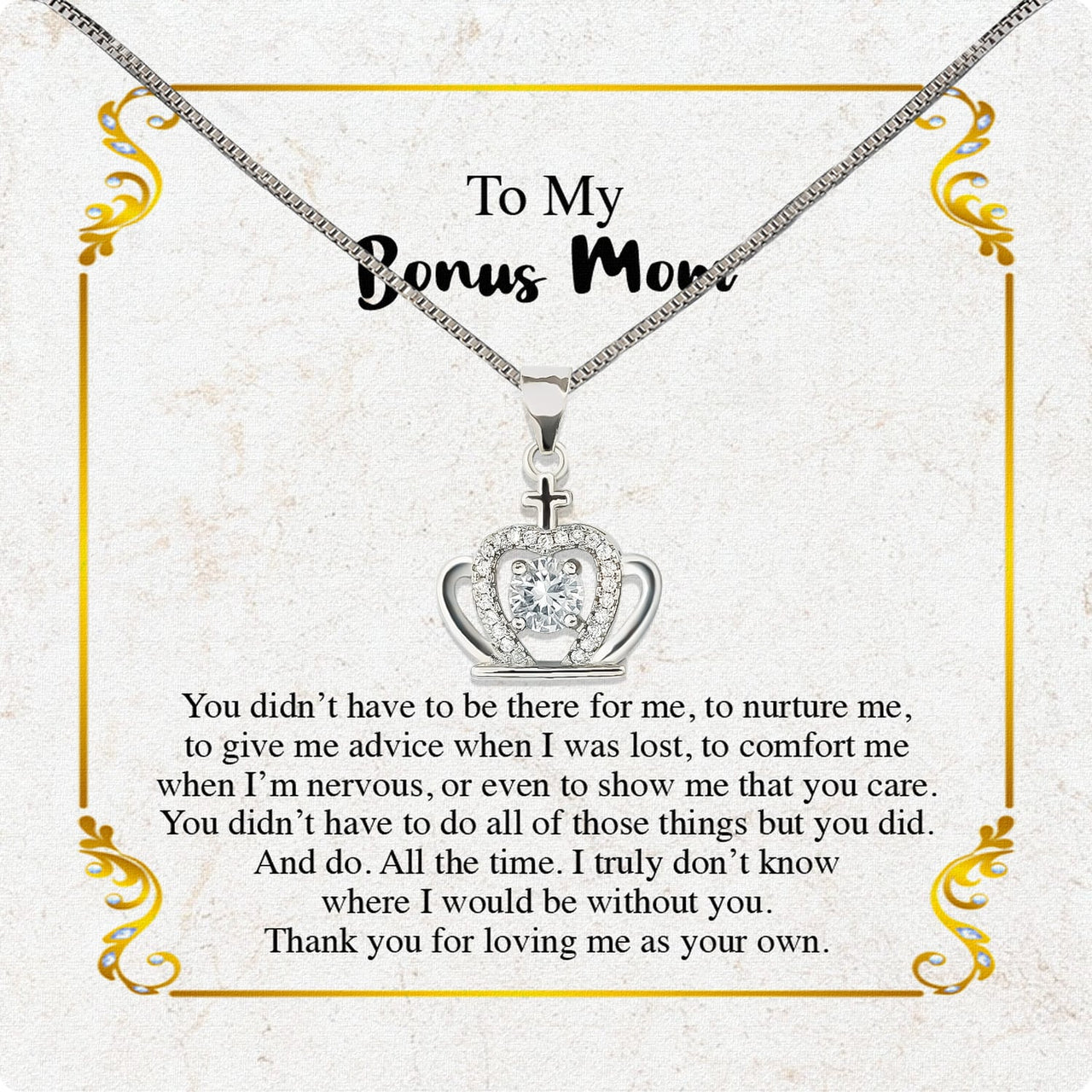 Bonus Mom Necklace: Honor the Heart That Chose You