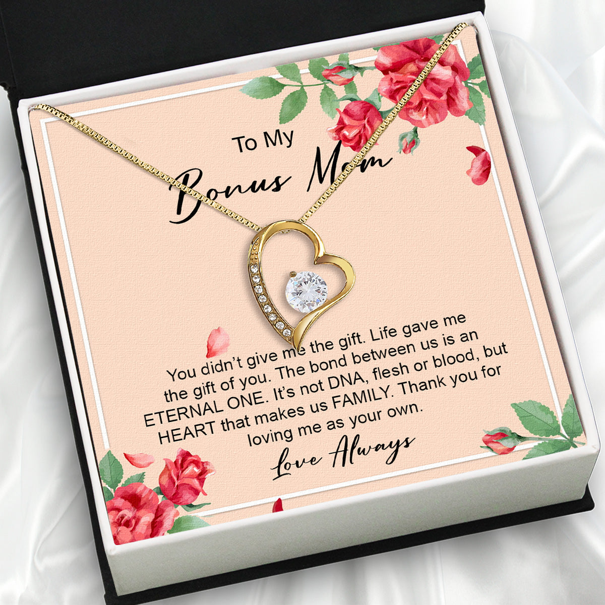 Bonus Mom Necklace: Honor the Heart That Chose You