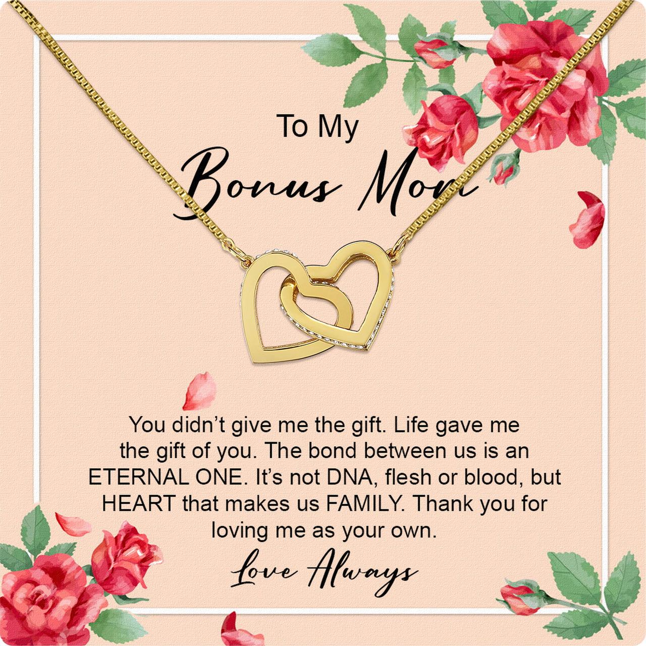 Bonus Mom Necklace: Honor the Heart That Chose You