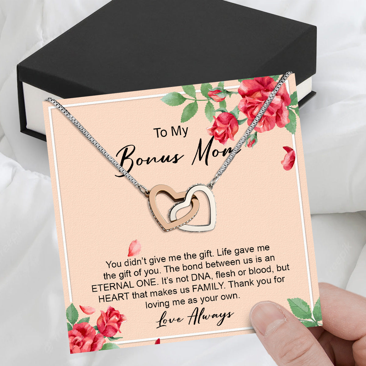 Bonus Mom Necklace: Honor the Heart That Chose You