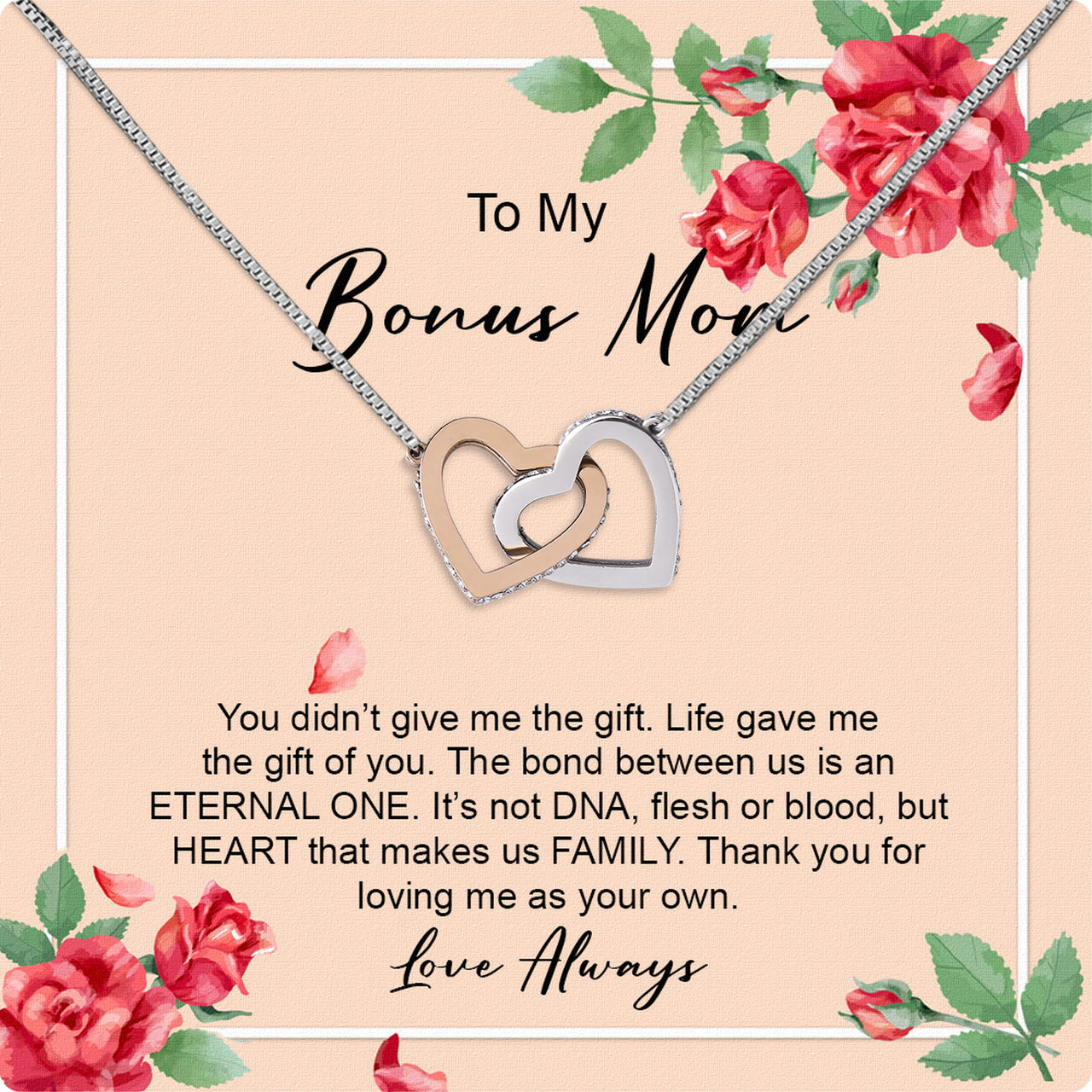 Bonus Mom Necklace: Honor the Heart That Chose You