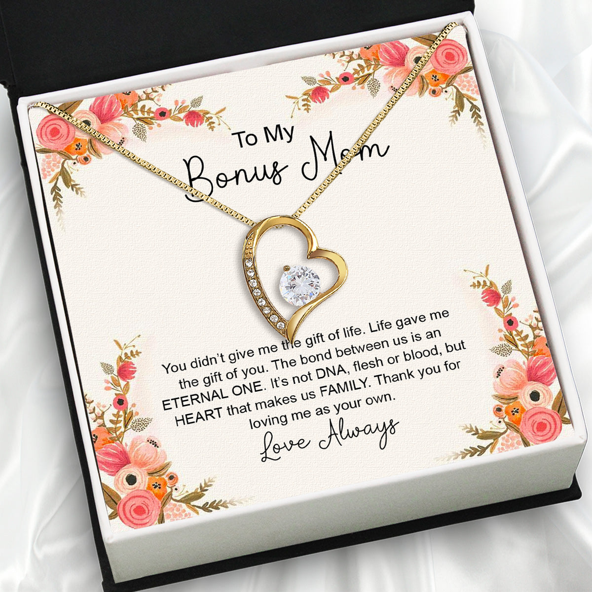 Bonus Mom Necklace: Honor the Heart That Chose You