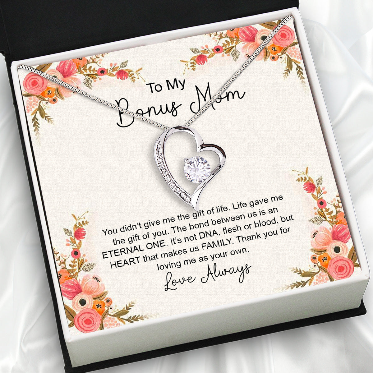 Bonus Mom Necklace: Honor the Heart That Chose You