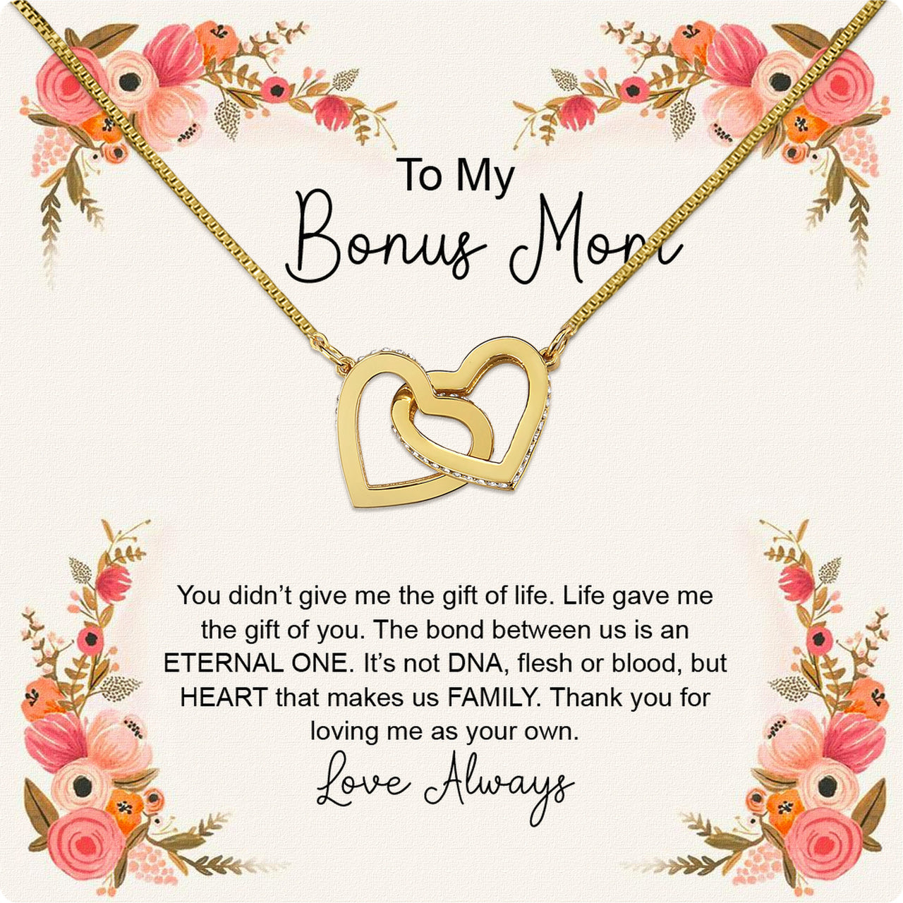 Bonus Mom Necklace: Honor the Heart That Chose You