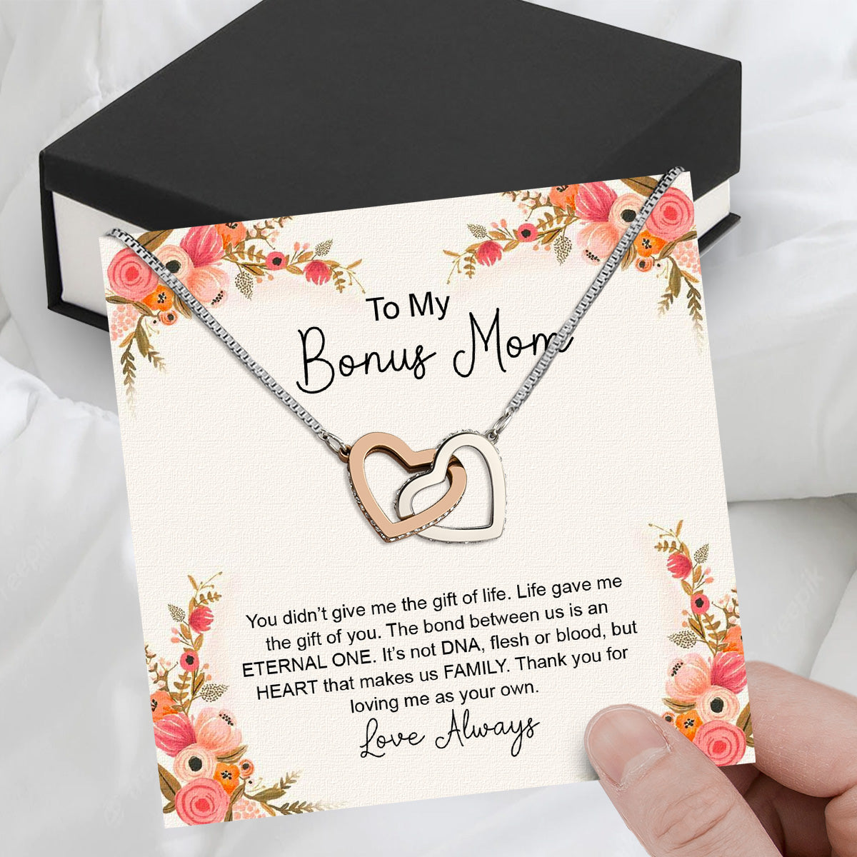 Bonus Mom Necklace: Honor the Heart That Chose You