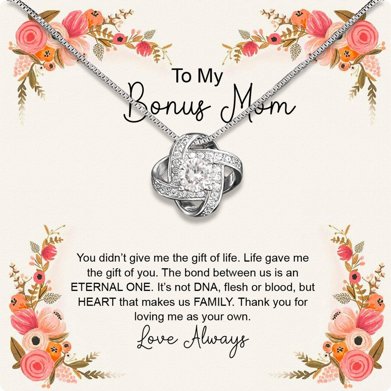 Bonus Mom Necklace: Honor the Heart That Chose You