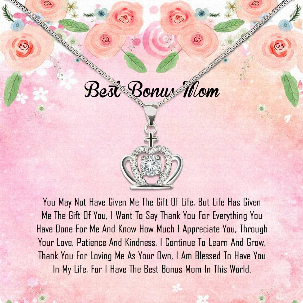 Bonus Mom Necklace: Honor the Heart That Chose You