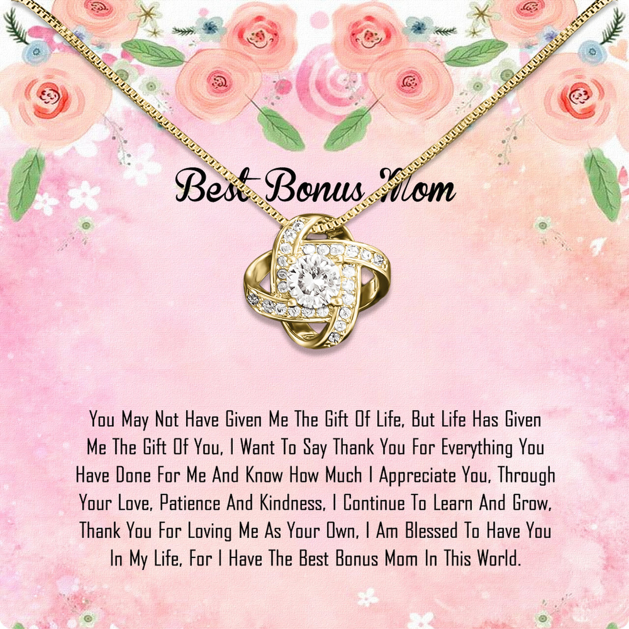 Bonus Mom Necklace: Honor the Heart That Chose You