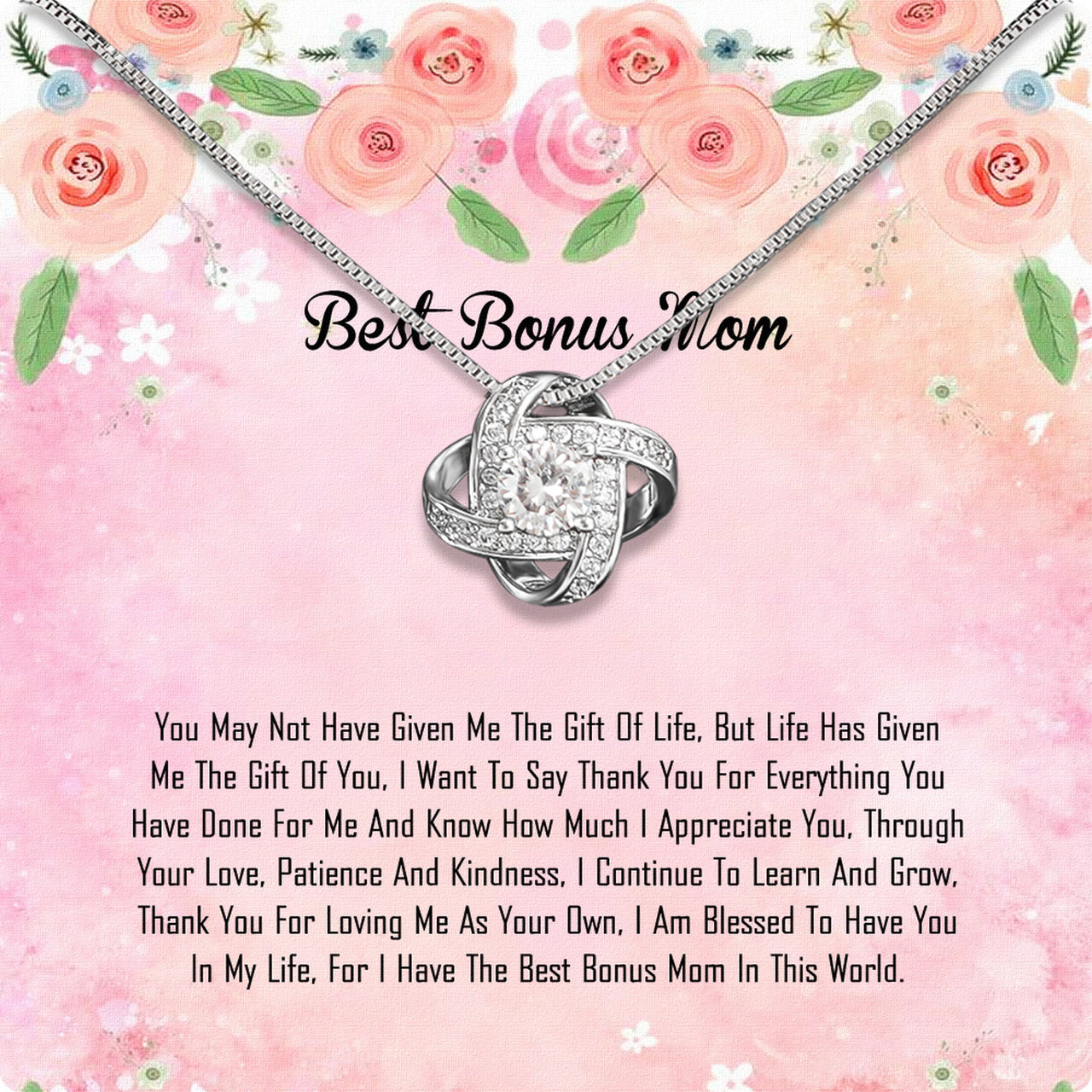 Bonus Mom Necklace: Honor the Heart That Chose You