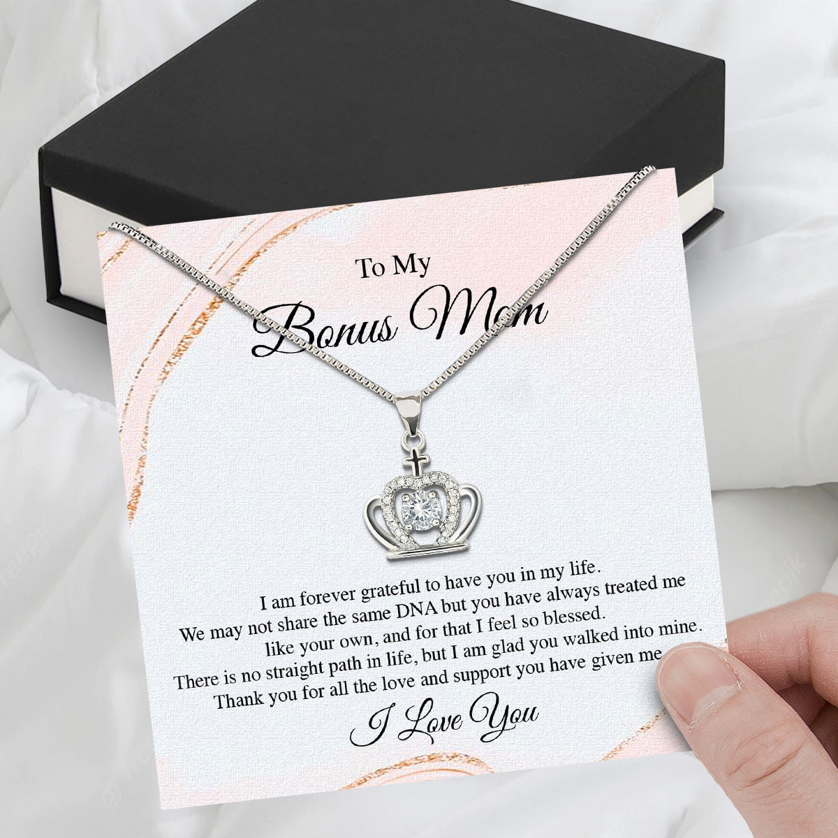 Bonus Mom Necklace: Honor the Heart That Chose You