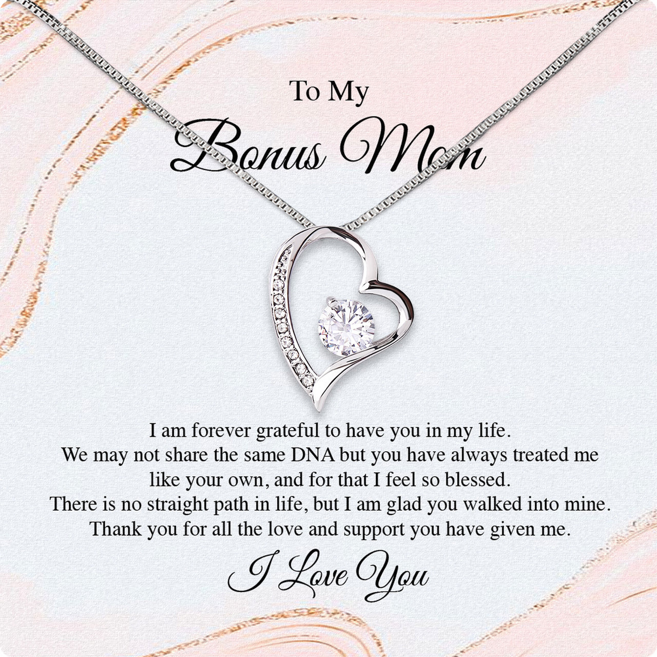 Bonus Mom Necklace: Honor the Heart That Chose You