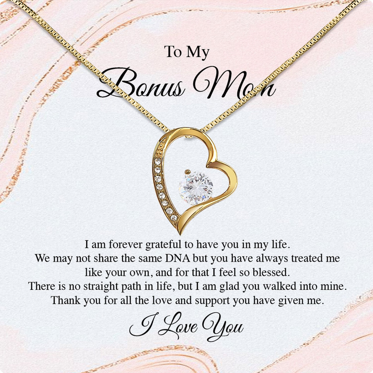 Bonus Mom Necklace: Honor the Heart That Chose You