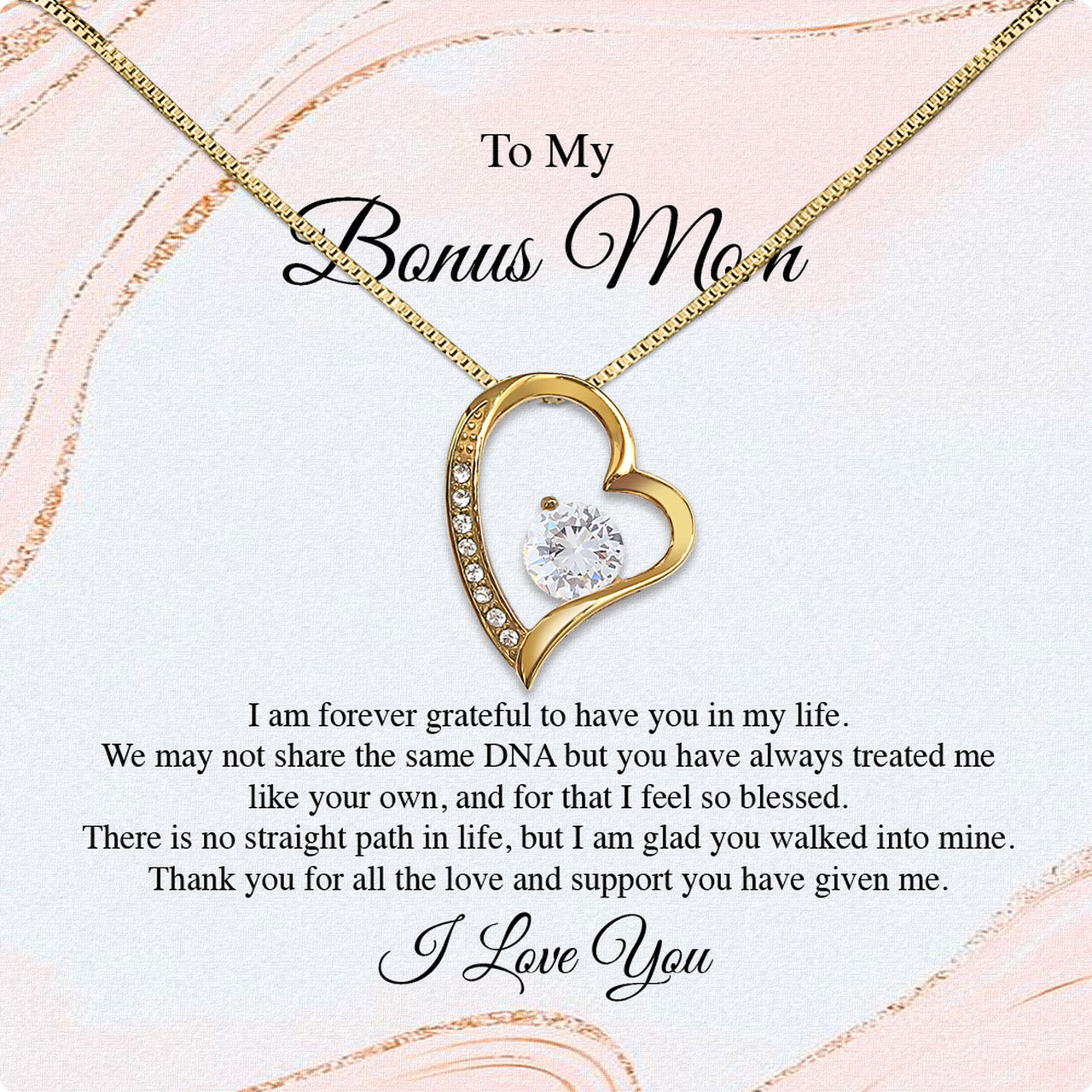 Bonus Mom Necklace: Honor the Heart That Chose You