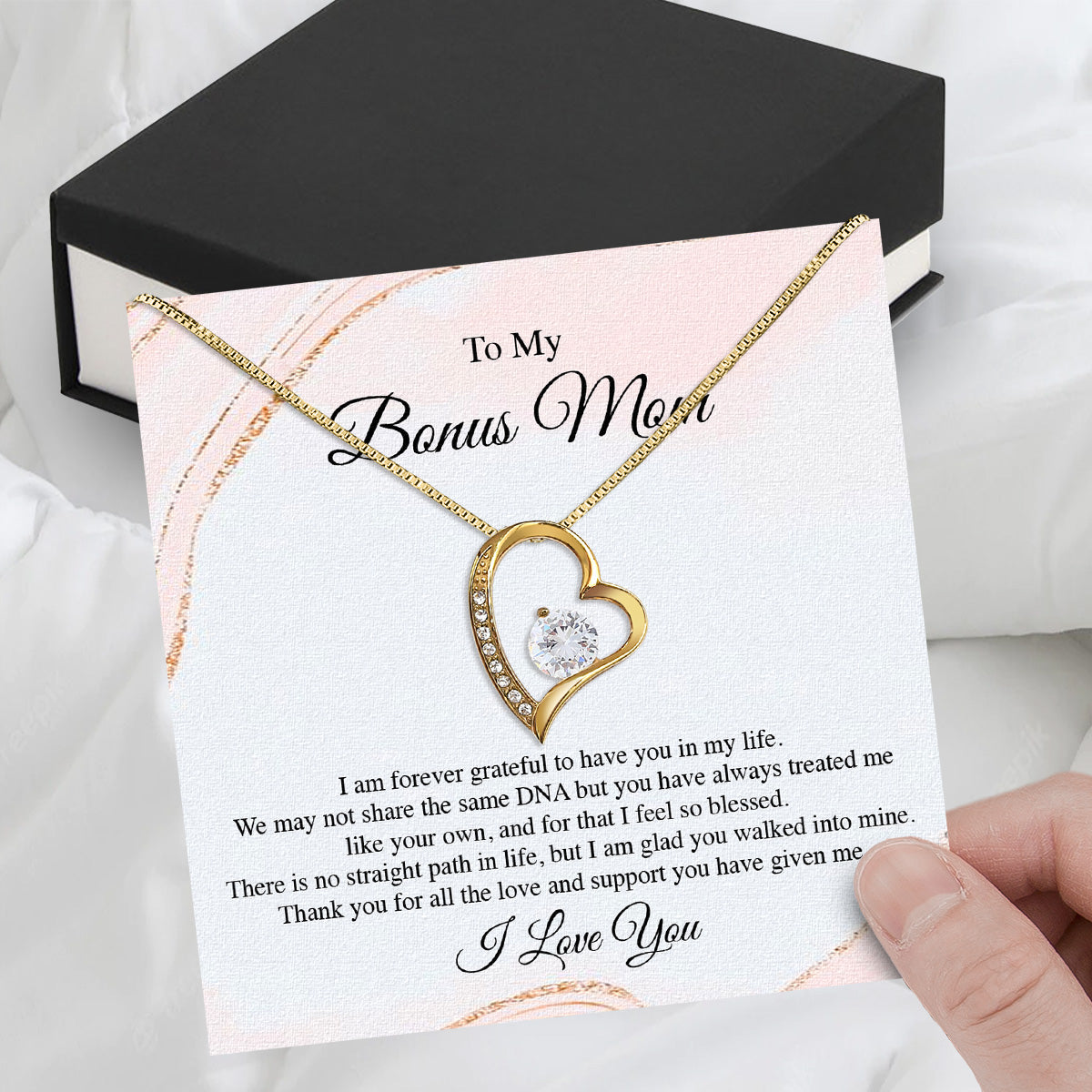 Bonus Mom Necklace: Honor the Heart That Chose You