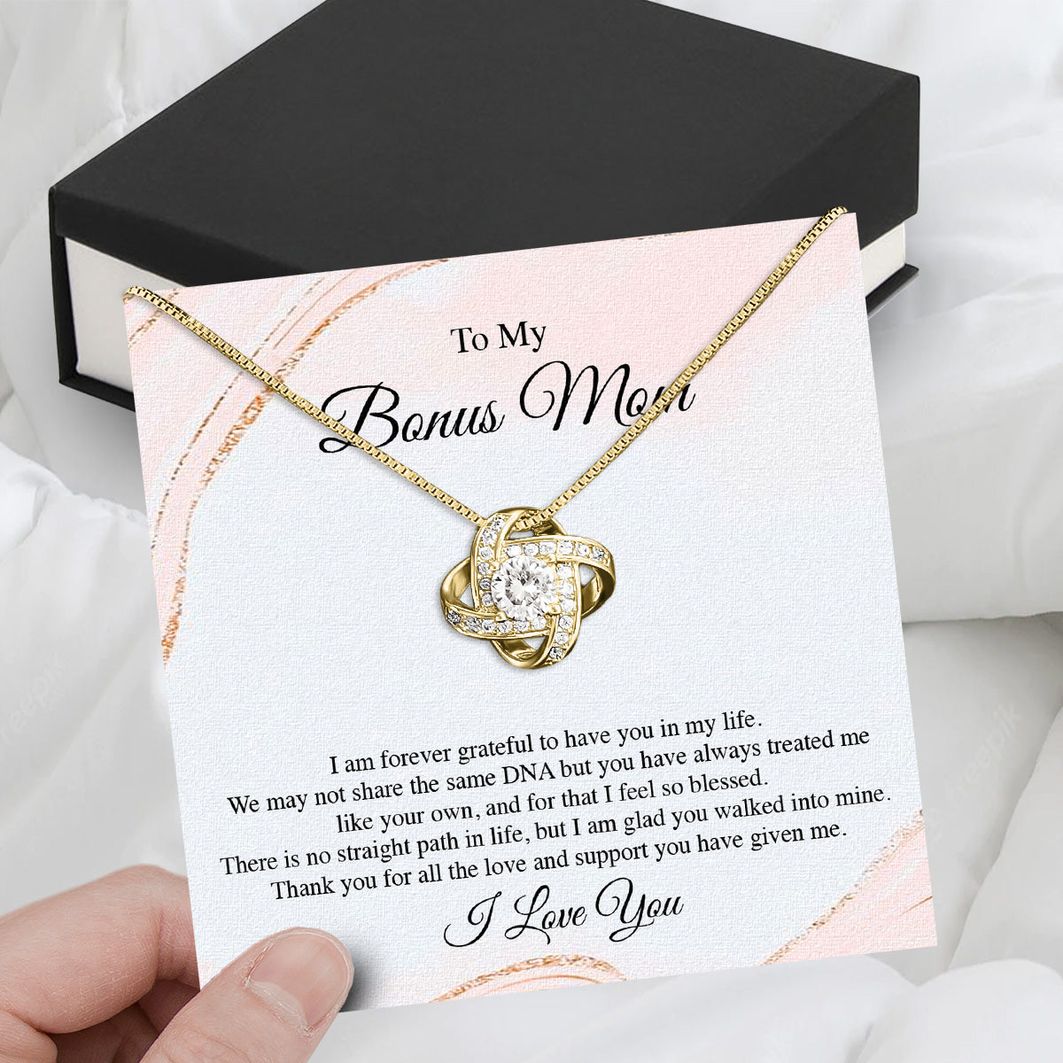 Bonus Mom Necklace: Honor the Heart That Chose You