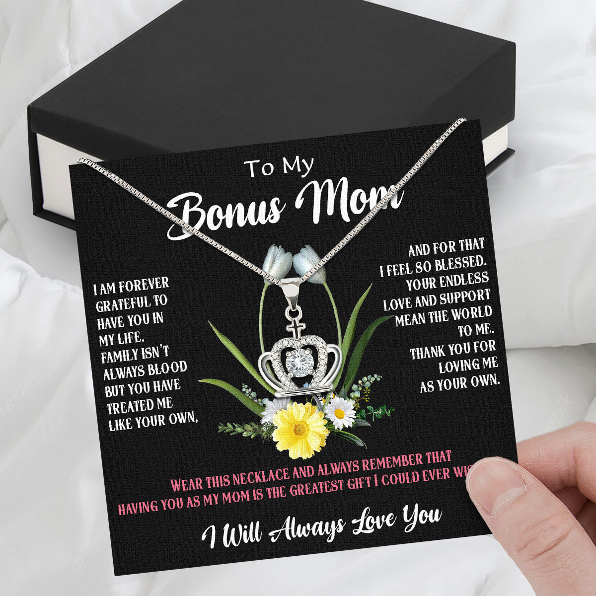 Bonus Mom Necklace: Honor the Heart That Chose You