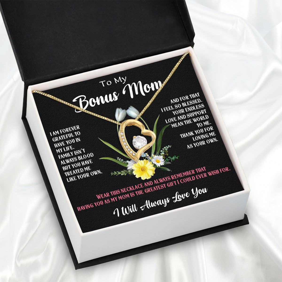 Bonus Mom Necklace: Honor the Heart That Chose You