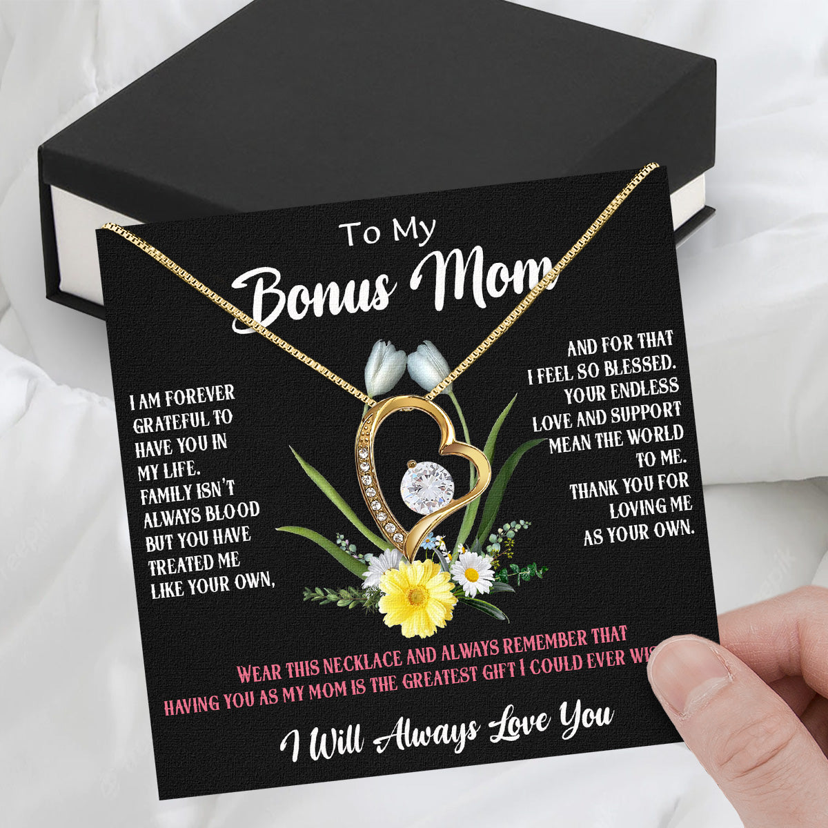 Bonus Mom Necklace: Honor the Heart That Chose You