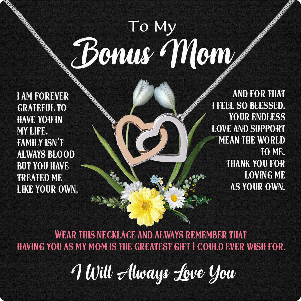 Bonus Mom Necklace: Honor the Heart That Chose You