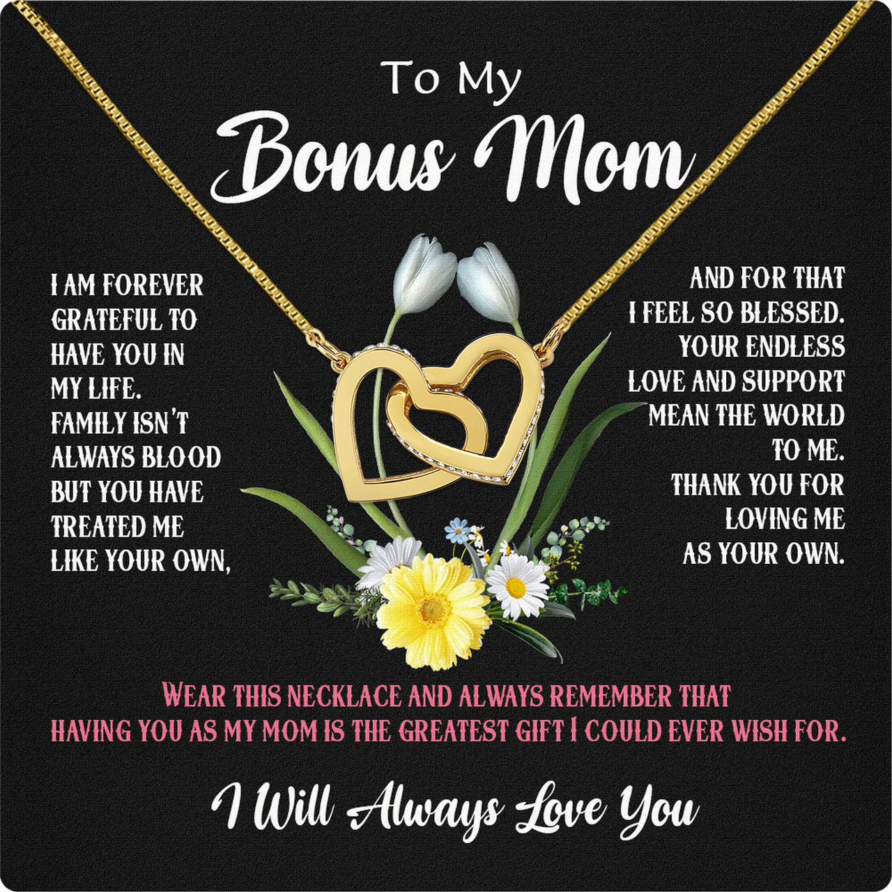 Bonus Mom Necklace: Honor the Heart That Chose You