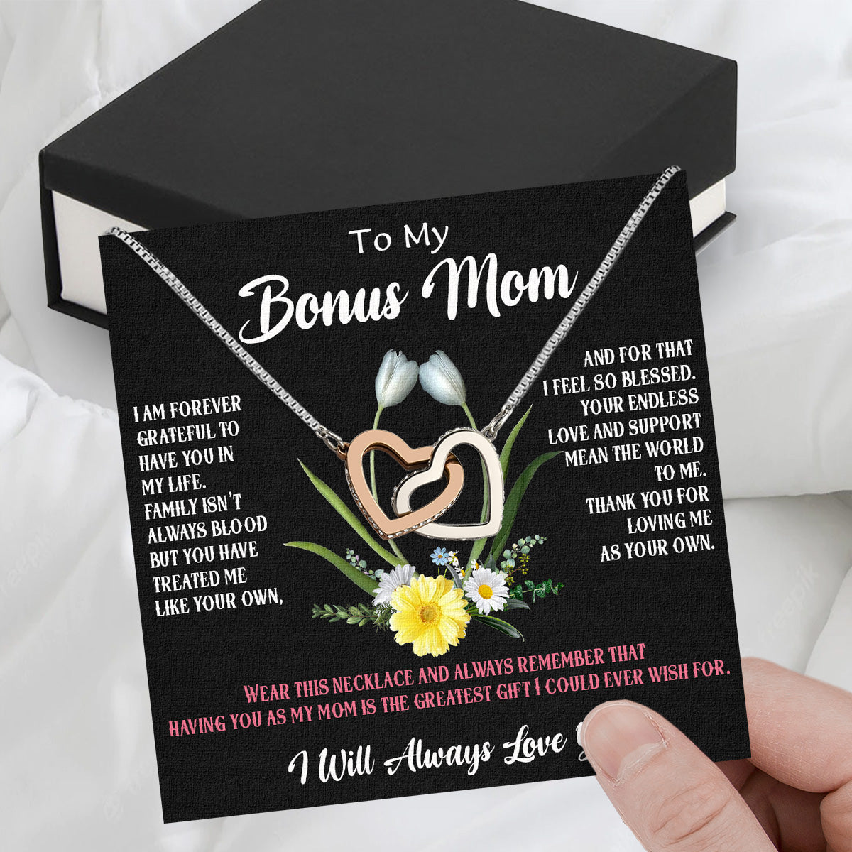 Bonus Mom Necklace: Honor the Heart That Chose You