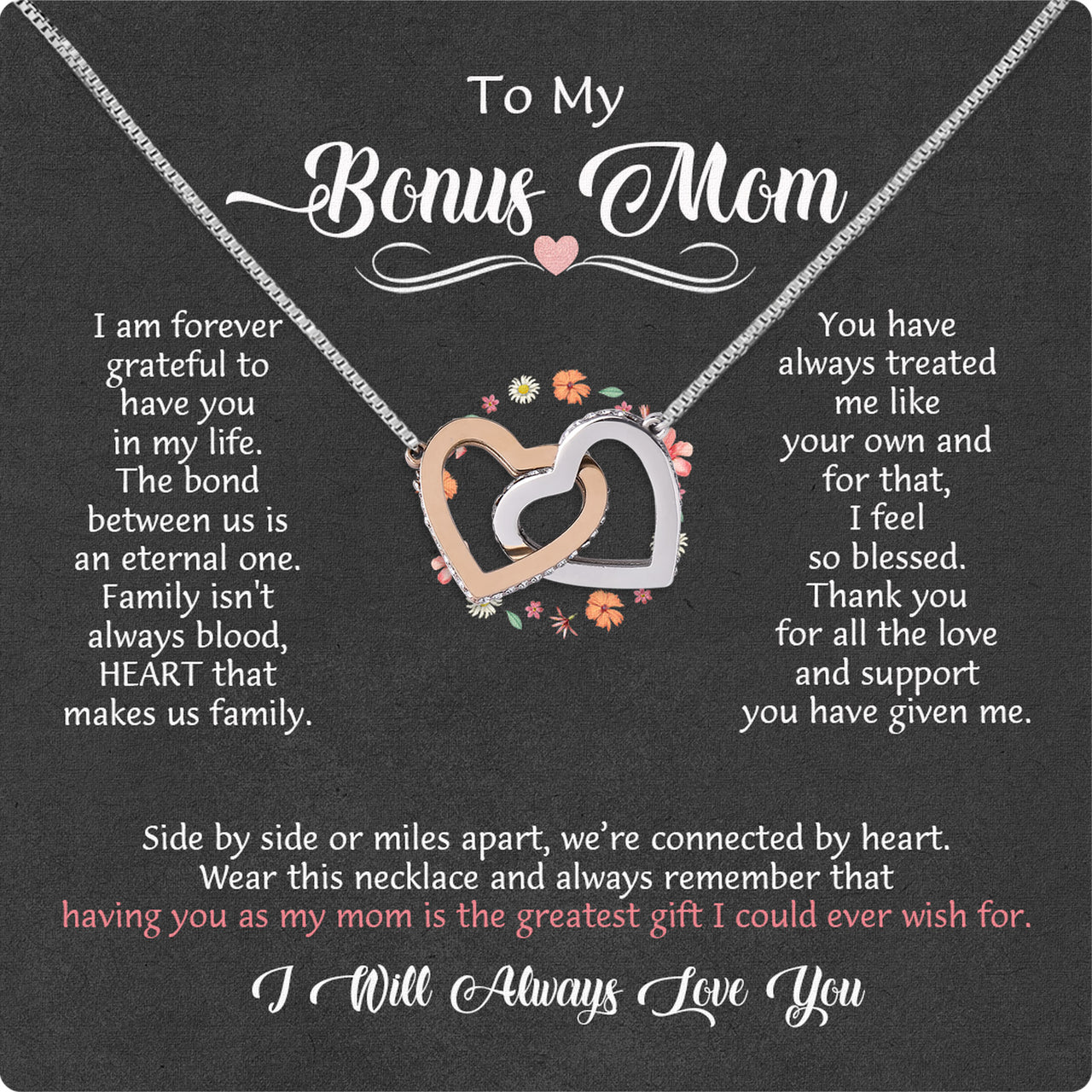 Bonus Mom Necklace: Honor the Heart That Chose You