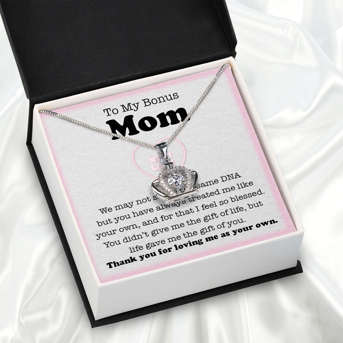 Bonus Mom Necklace: Honor the Heart That Chose You