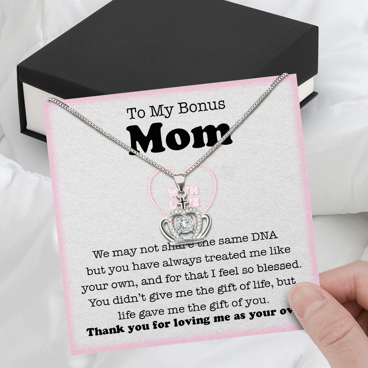 Bonus Mom Necklace: Honor the Heart That Chose You