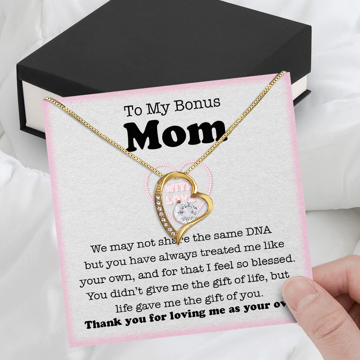 Bonus Mom Necklace: Honor the Heart That Chose You