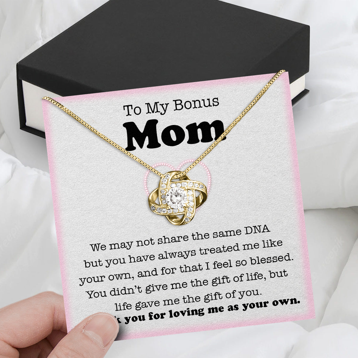 Bonus Mom Necklace: Honor the Heart That Chose You