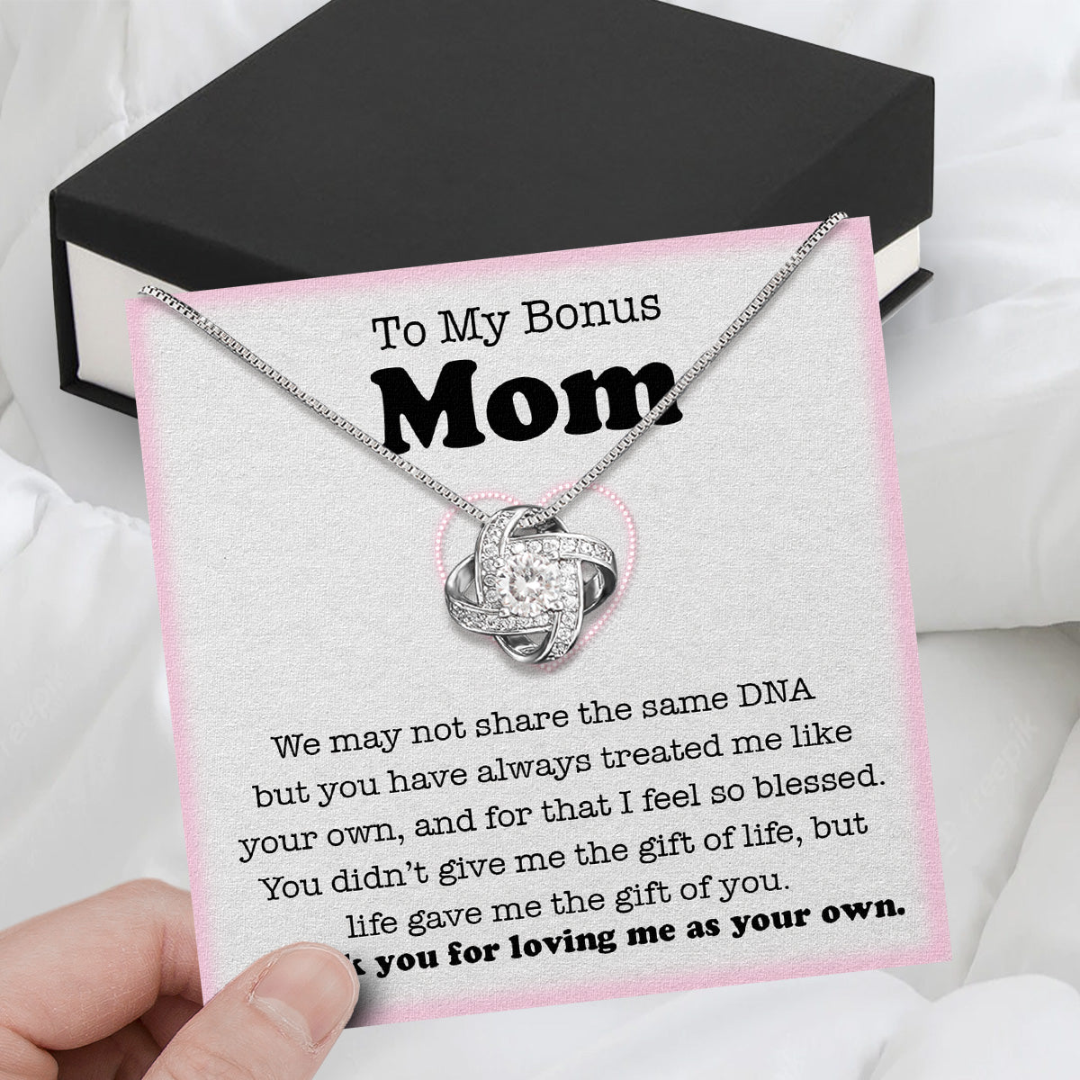 Bonus Mom Necklace: Honor the Heart That Chose You