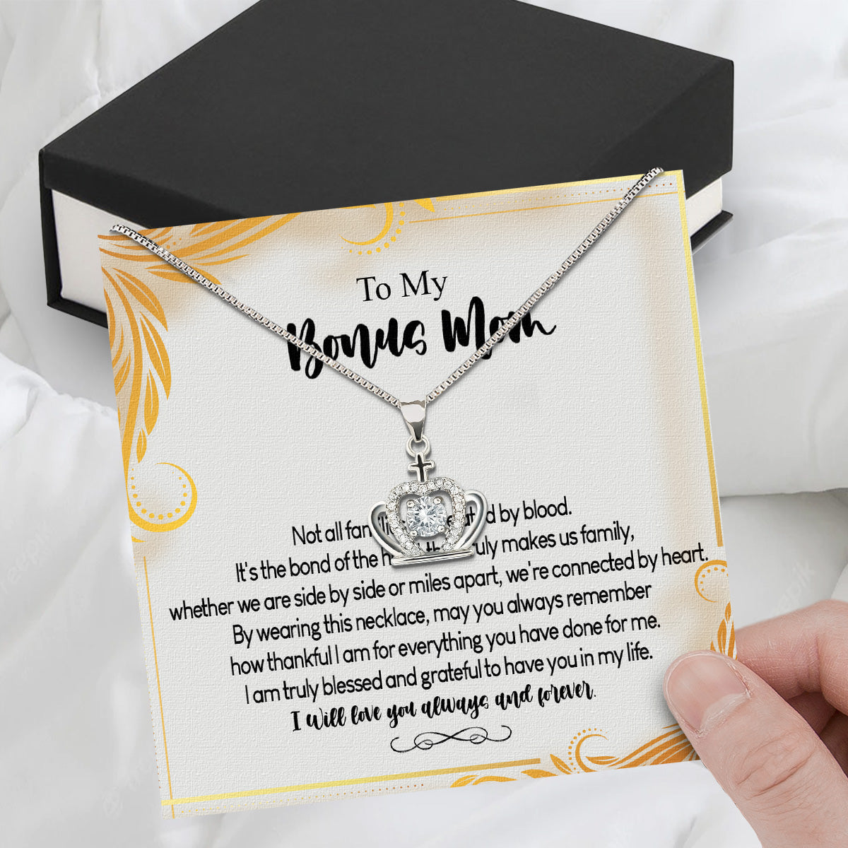 Bonus Mom Necklace: Honor the Heart That Chose You