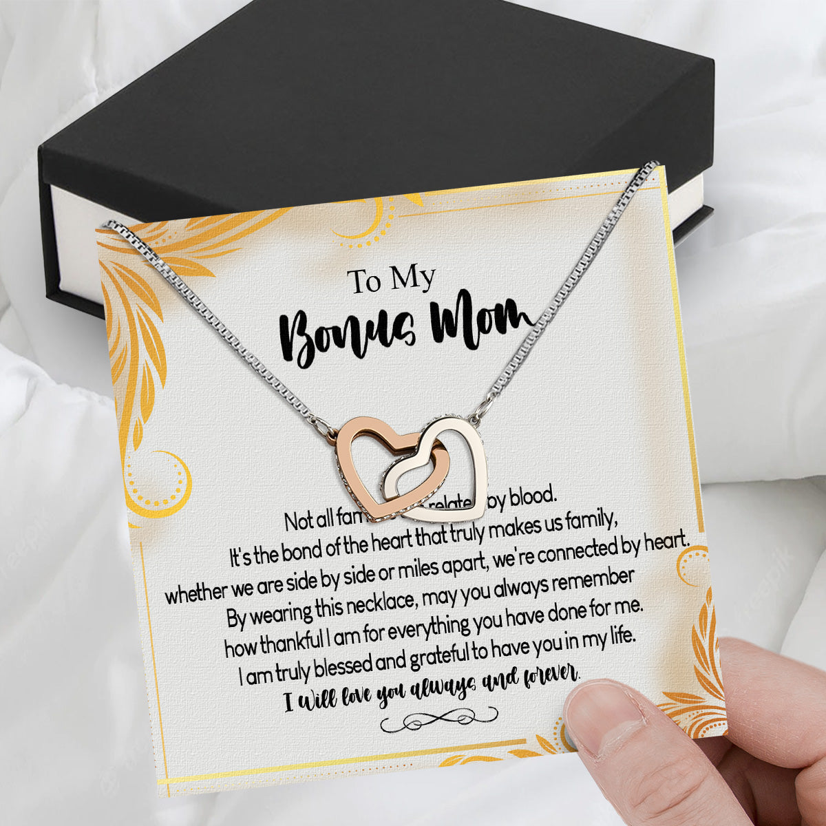 Bonus Mom Necklace: Honor the Heart That Chose You