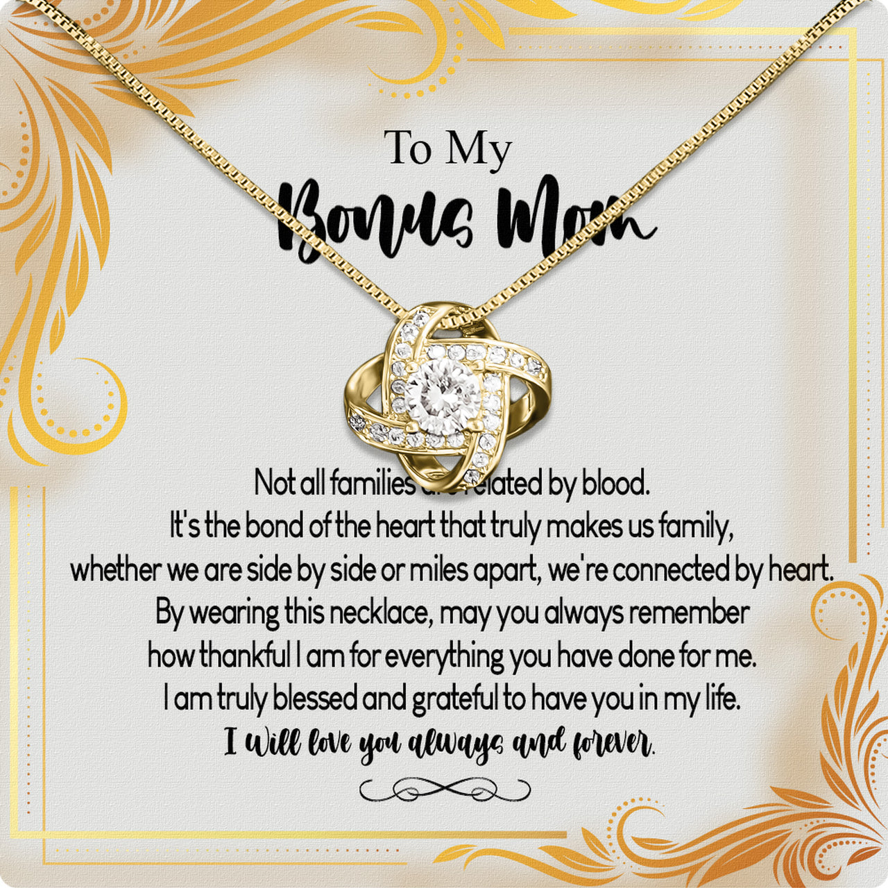 Bonus Mom Necklace: Honor the Heart That Chose You