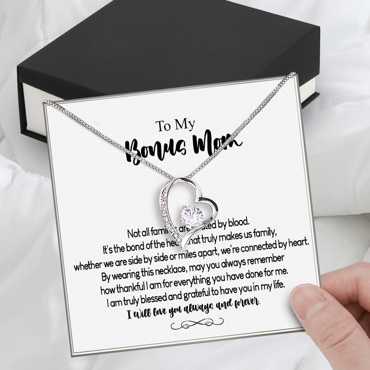 Bonus Mom Necklace: Honor the Heart That Chose You