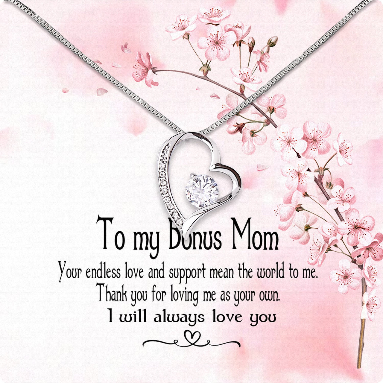 Bonus Mom Necklace: Honor the Heart That Chose You