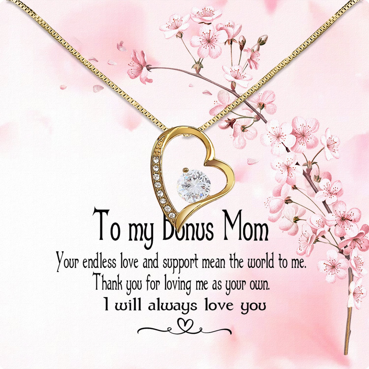 Bonus Mom Necklace: Honor the Heart That Chose You