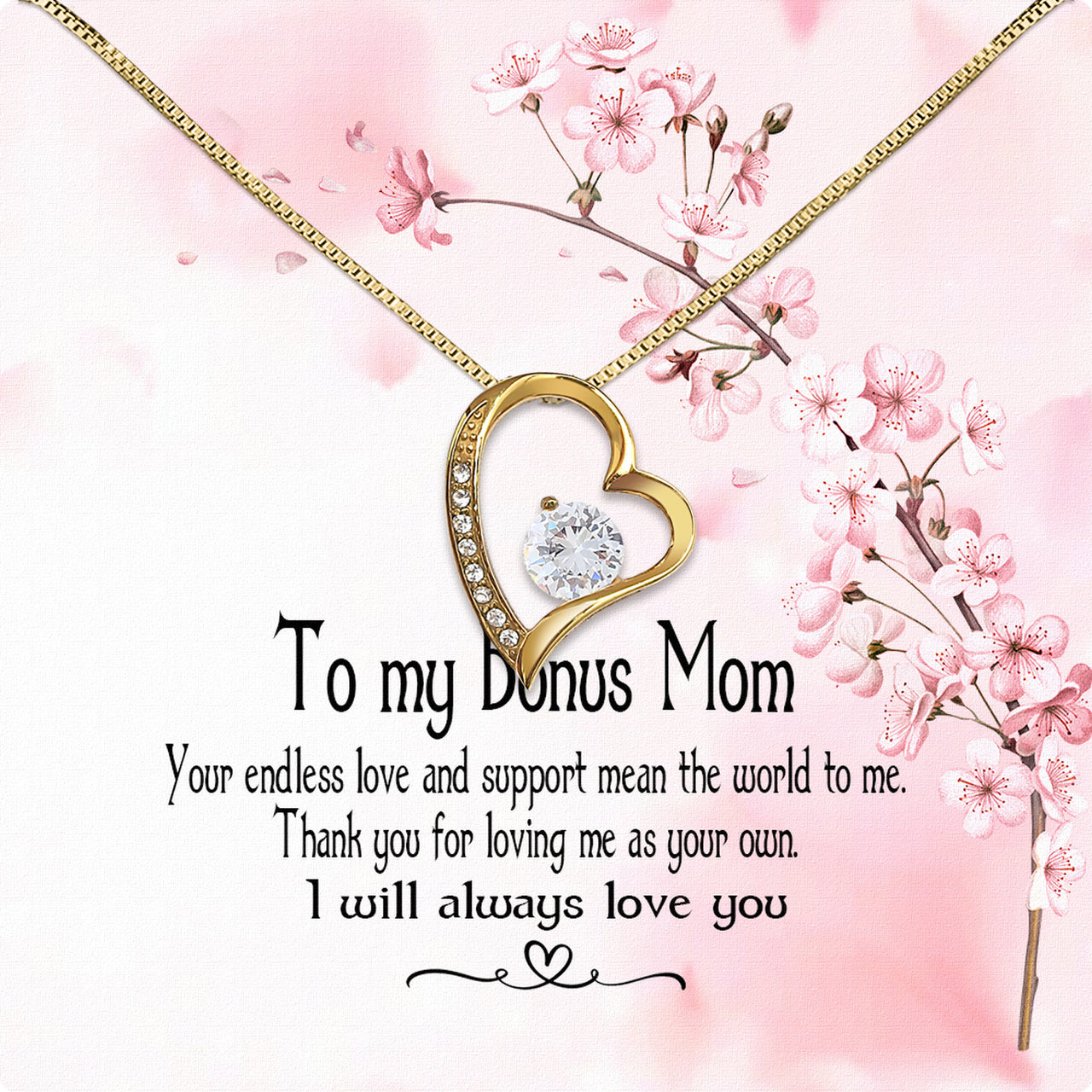 Bonus Mom Necklace: Honor the Heart That Chose You